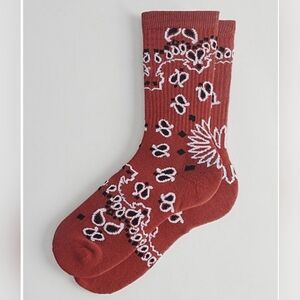 Urban Outfitters Paisley Bandana Crew Socks-Size OS-NWT (in original packaging🧦